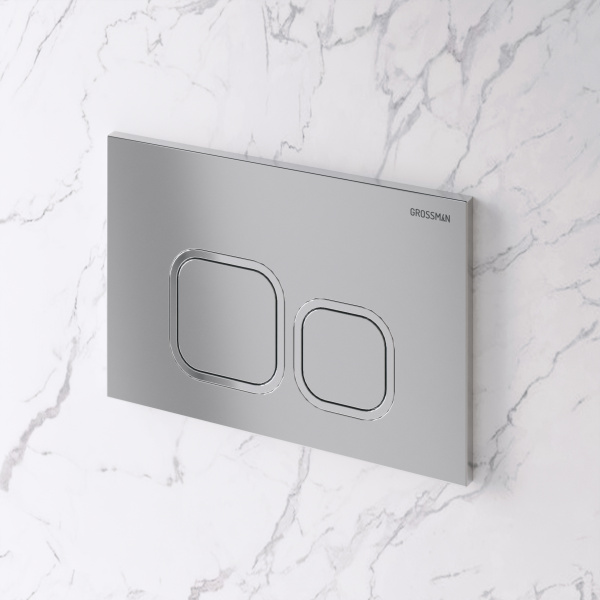 Клавиша смыва Grossman Cosmo 700.K31.02.110.110 хром матовый